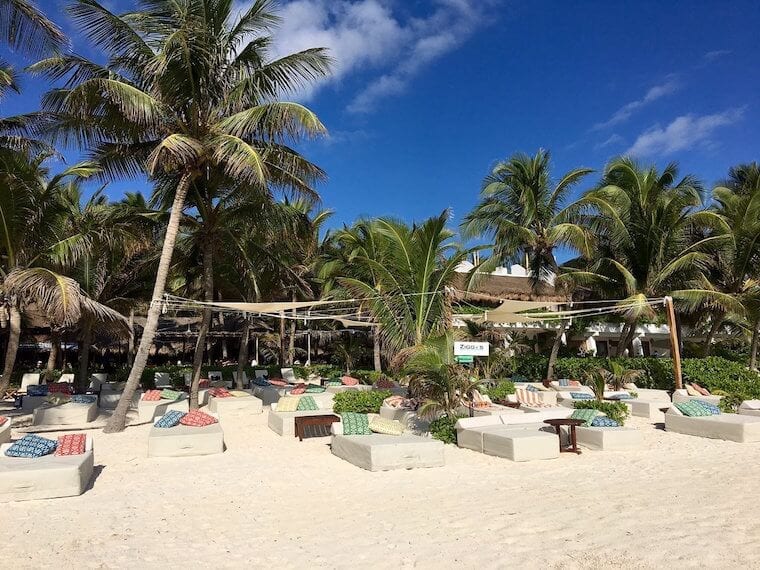 family friendly beach club tulum