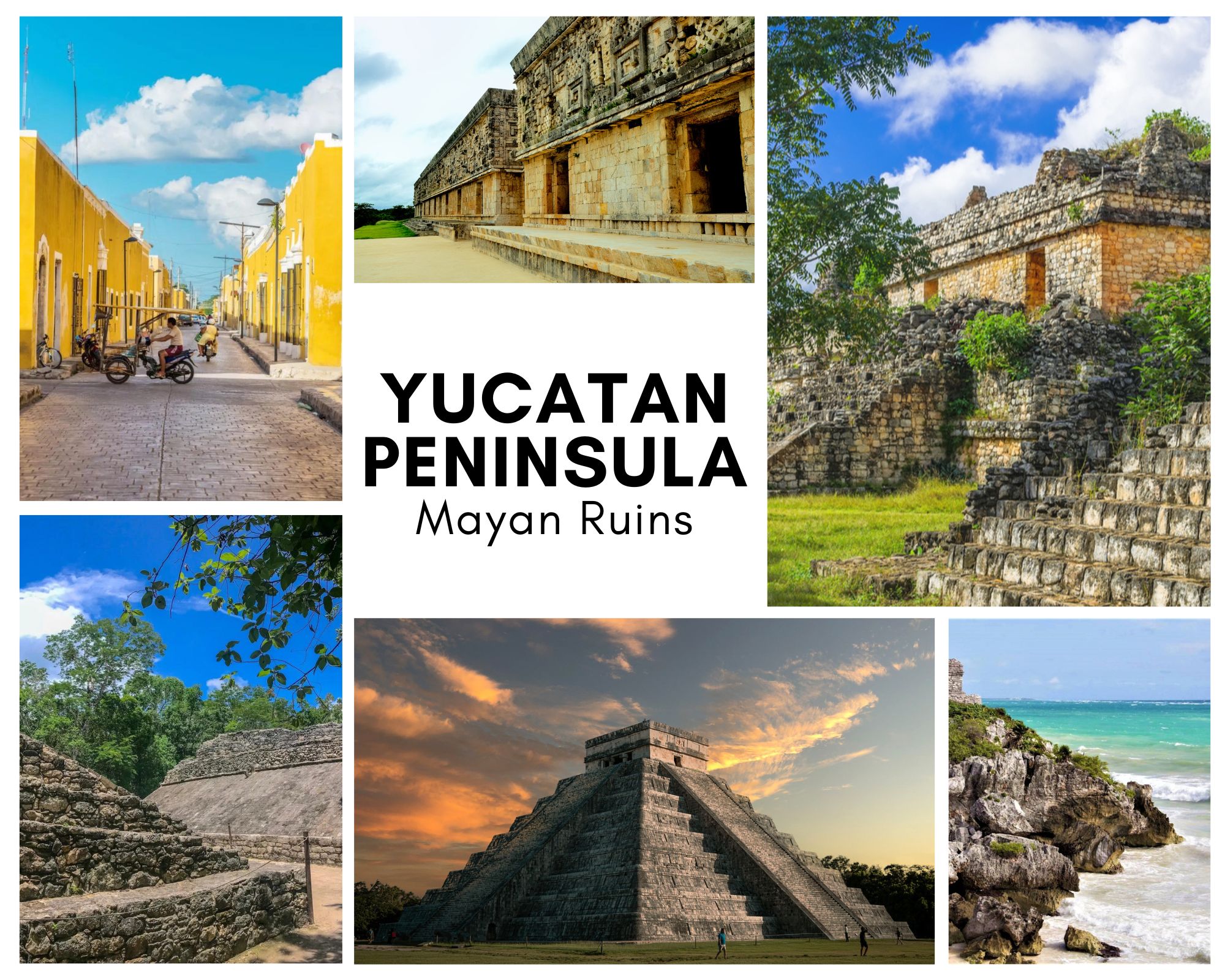 Mayan Ruins in the Yucatan Peninsula in 2024