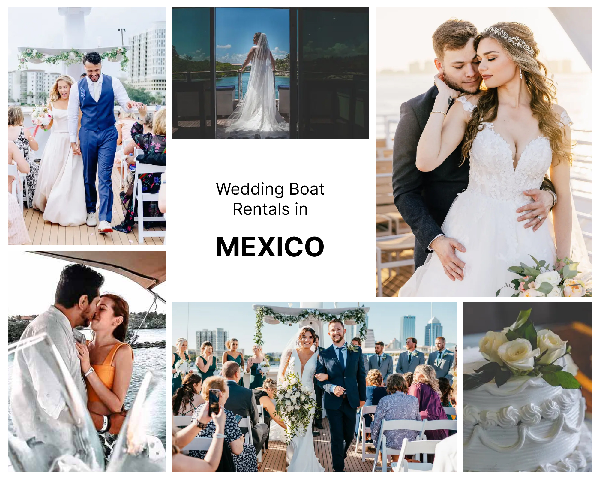 Wedding Boat Rentals in Mexico