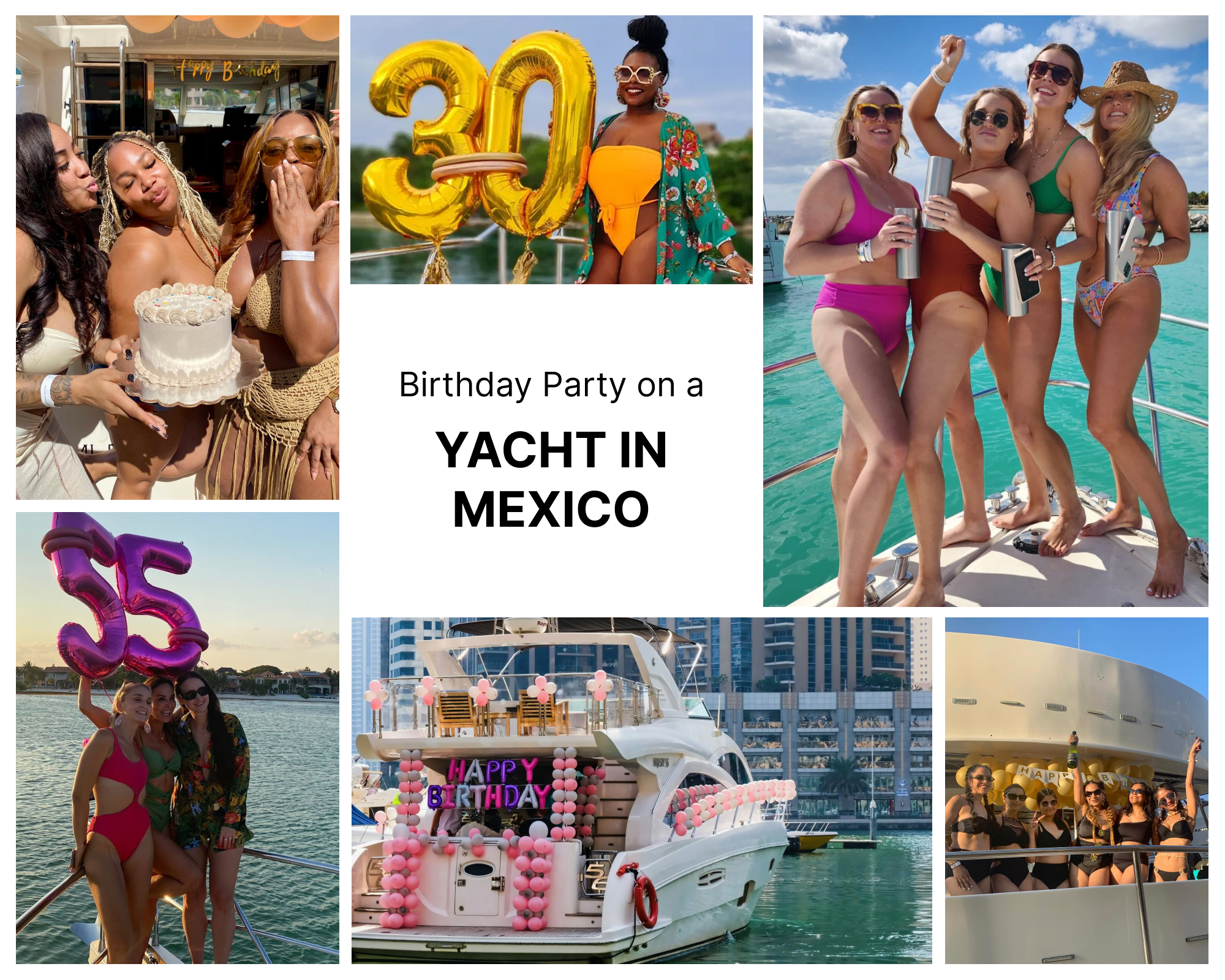 Birthday Party on a Yacht in Mexico