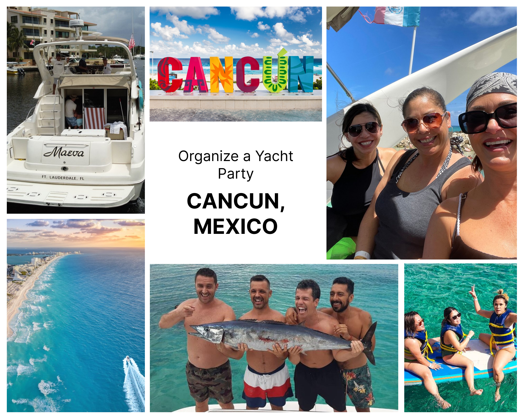 How to Organize a Yacht Party in Cancun, Mexico with H2oh Sun Cruises