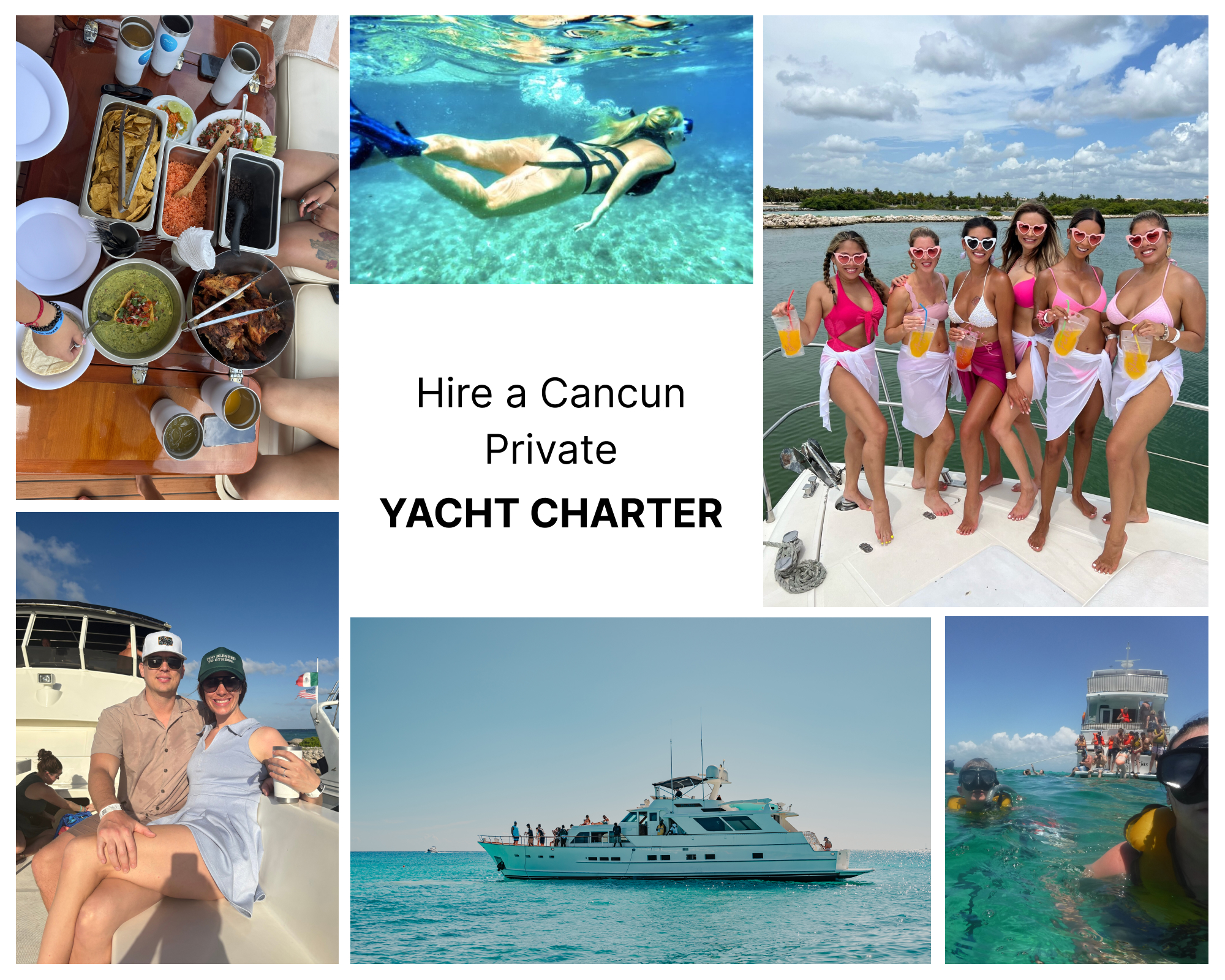 Hire a Cancun Private Yacht Charter