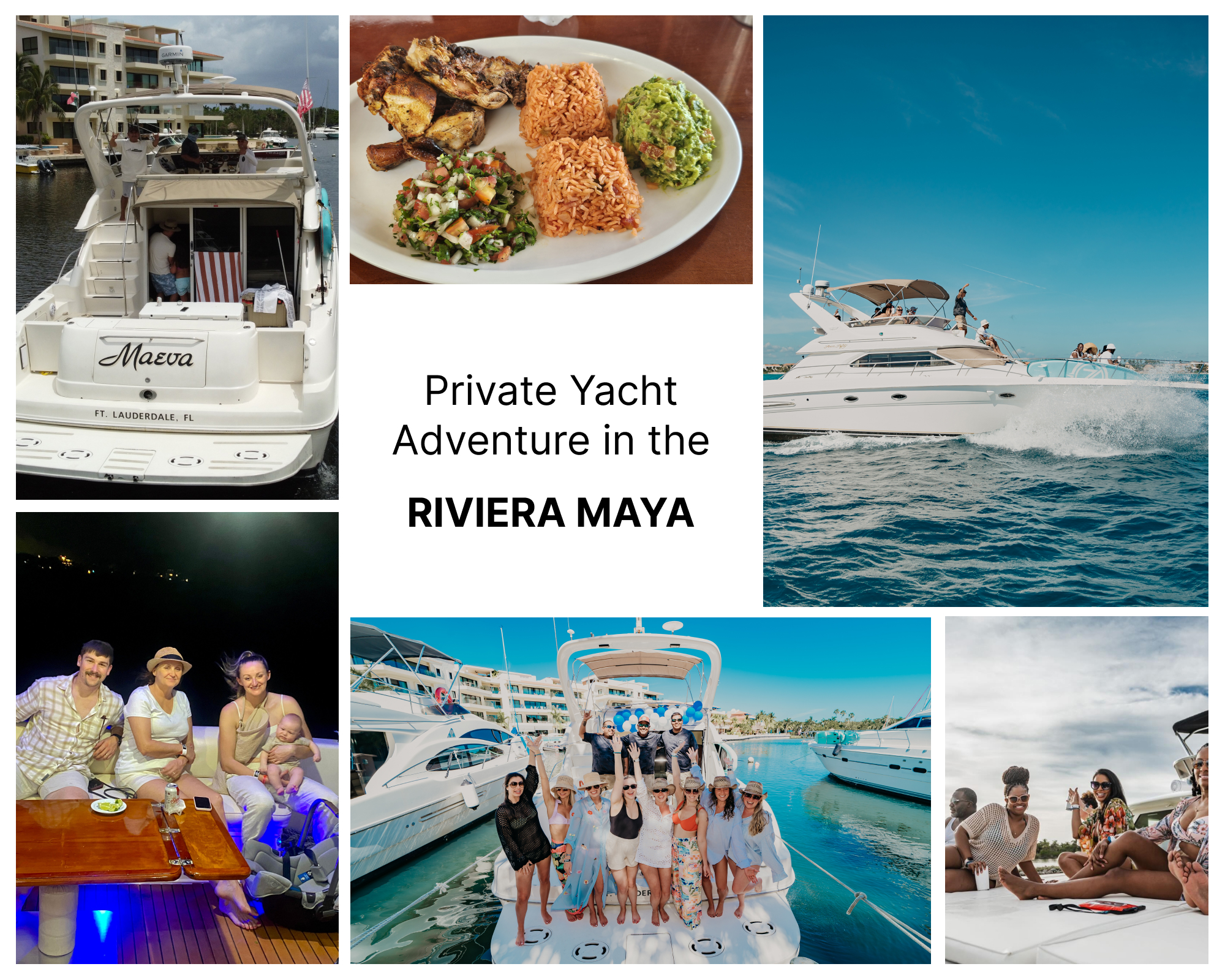 Private Yacht Adventure in the Riviera Maya