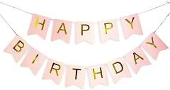 Balloons & Happy Birthday banner package